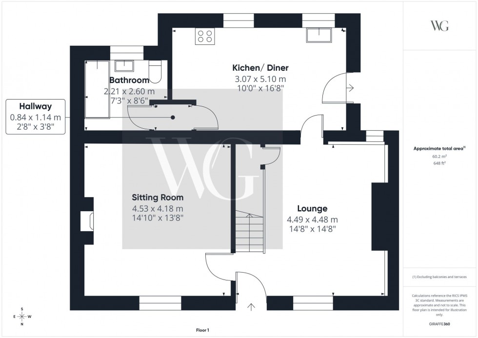Floorplan for Main Street, Kirkburn, YO25