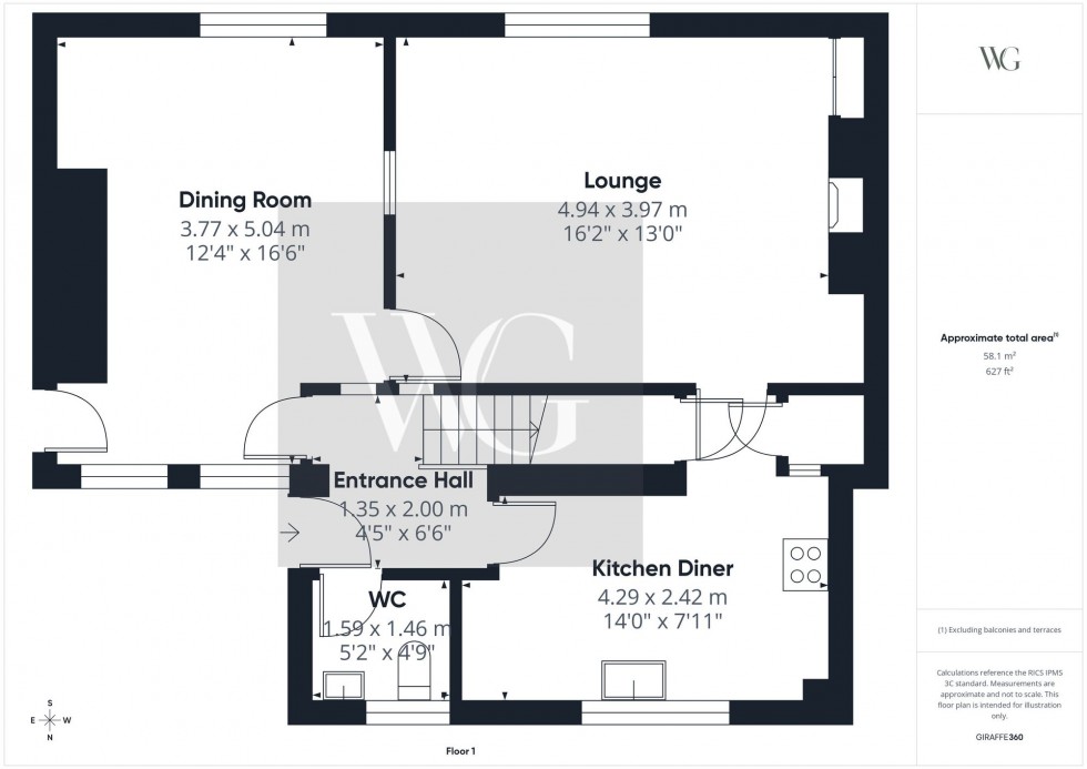 Floorplan for Green Lane, Langtoft, YO25