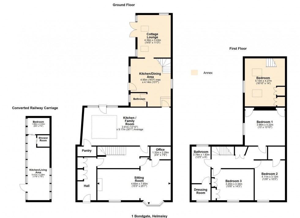 Floorplan for Bondgate, Helmsley, YO62