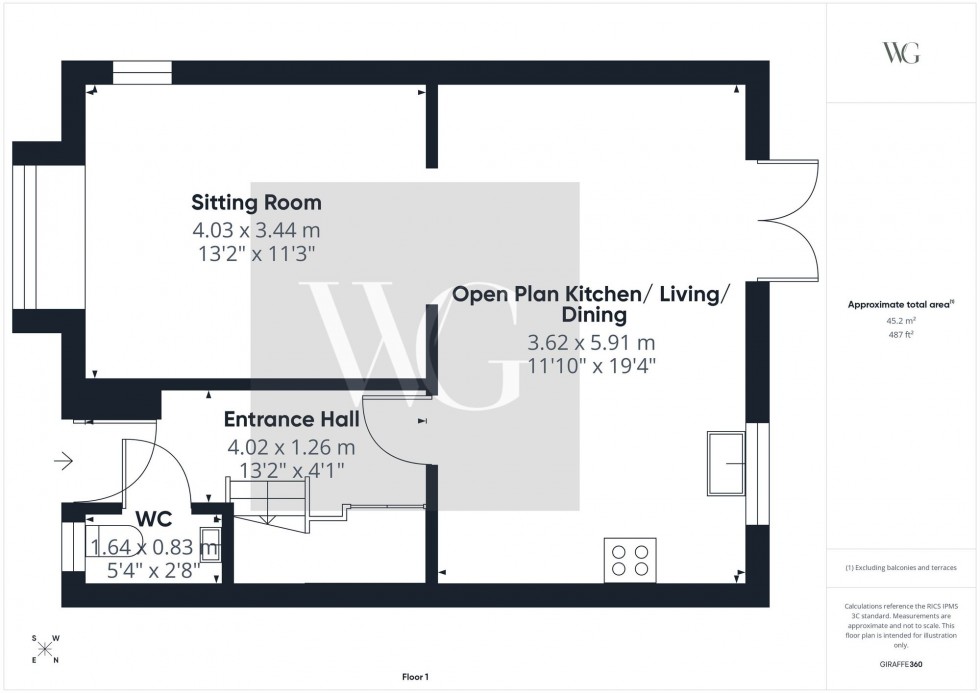 Floorplan for Hutton Road, Hutton Cranswick, YO25