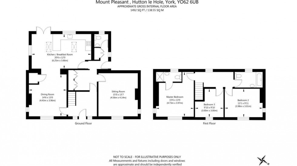 Floorplan for Hutton-Le-Hole, York, YO62