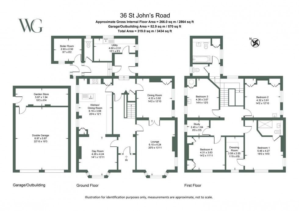 Floorplan for 36, St. Johns Road Driffield, East Yorkshire, YO25 6RS