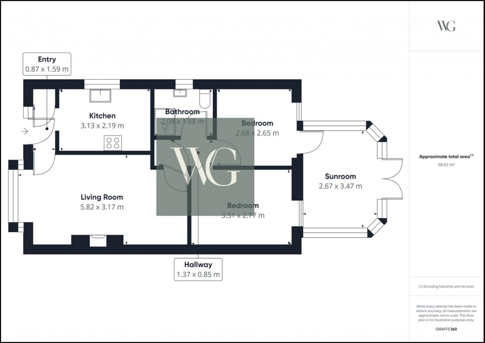 Floorplan for 20 Sycamore Close, Slingsby, York, YO62 4BG