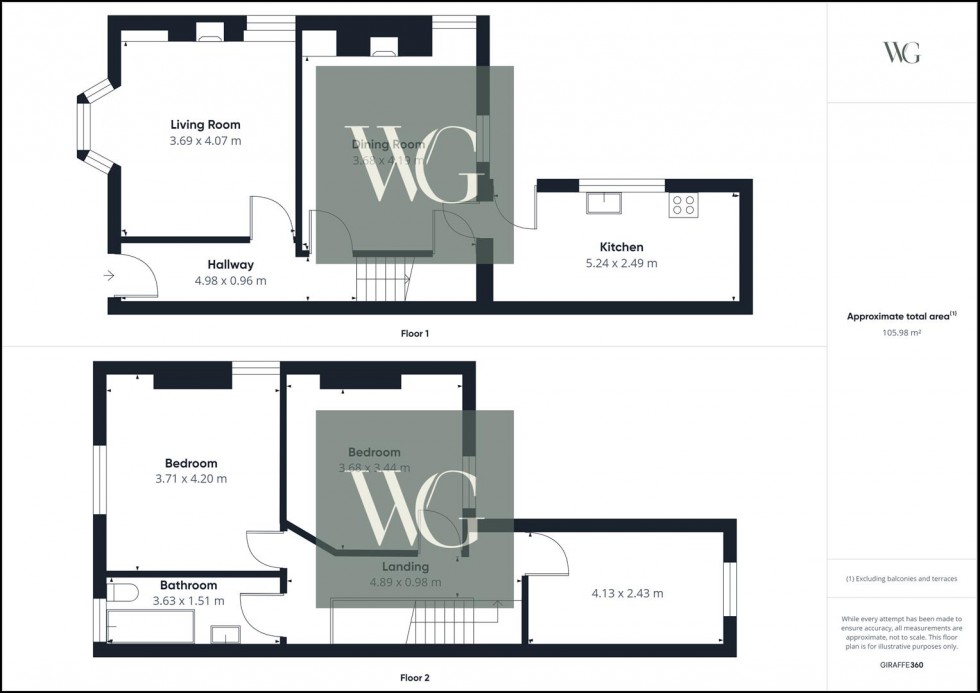 Floorplan for 12, Park Grove, Norton, Malton, North Yorkshire, YO17 9ED