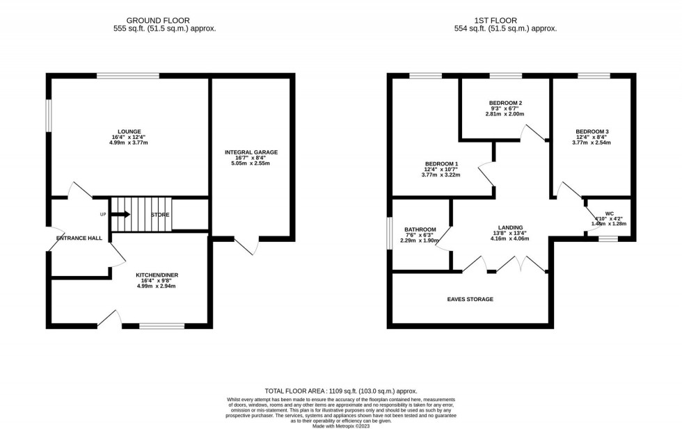 Floorplan for Towyn, 2 Foston Lane North Frodingham, Driffield, East Yorkshire, YO25 8JZ