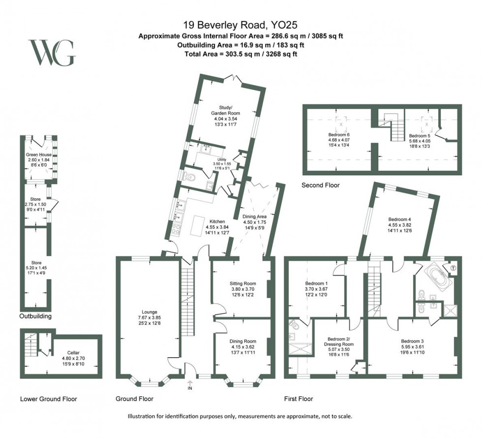 Floorplan for Meaux House, 19 Beverley Road Driffield, East Yorkhire, YO25 6RX