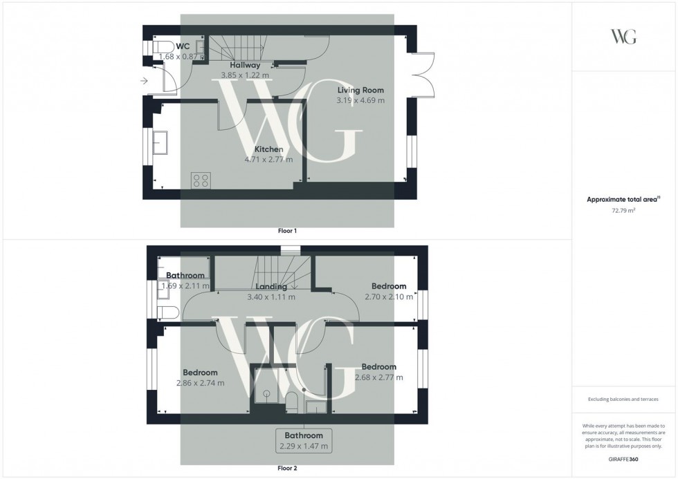 Floorplan for 10, Holly Drive, Malton, North Yorkshire, YO17 6BU