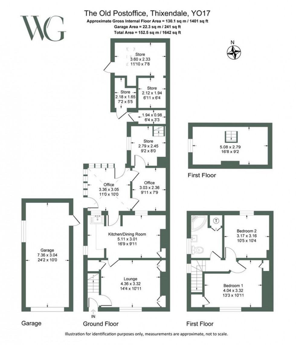 Floorplan for The Old Post Office, Main Street Thixendale, Malton, North Yorkshire, YO17 9TG