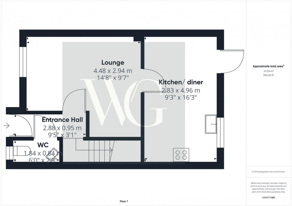 Floorplan for 2 Mortimer Walk, Driffield, YO25 5PN