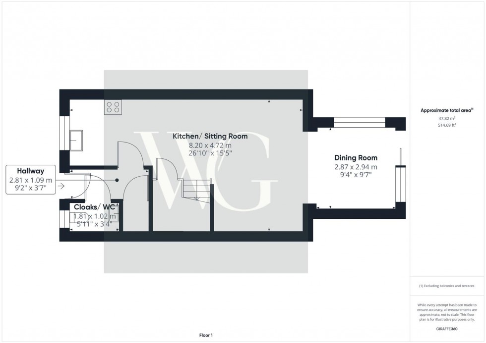 Floorplan for 85 New Walk, Driffield, YO25 5LE