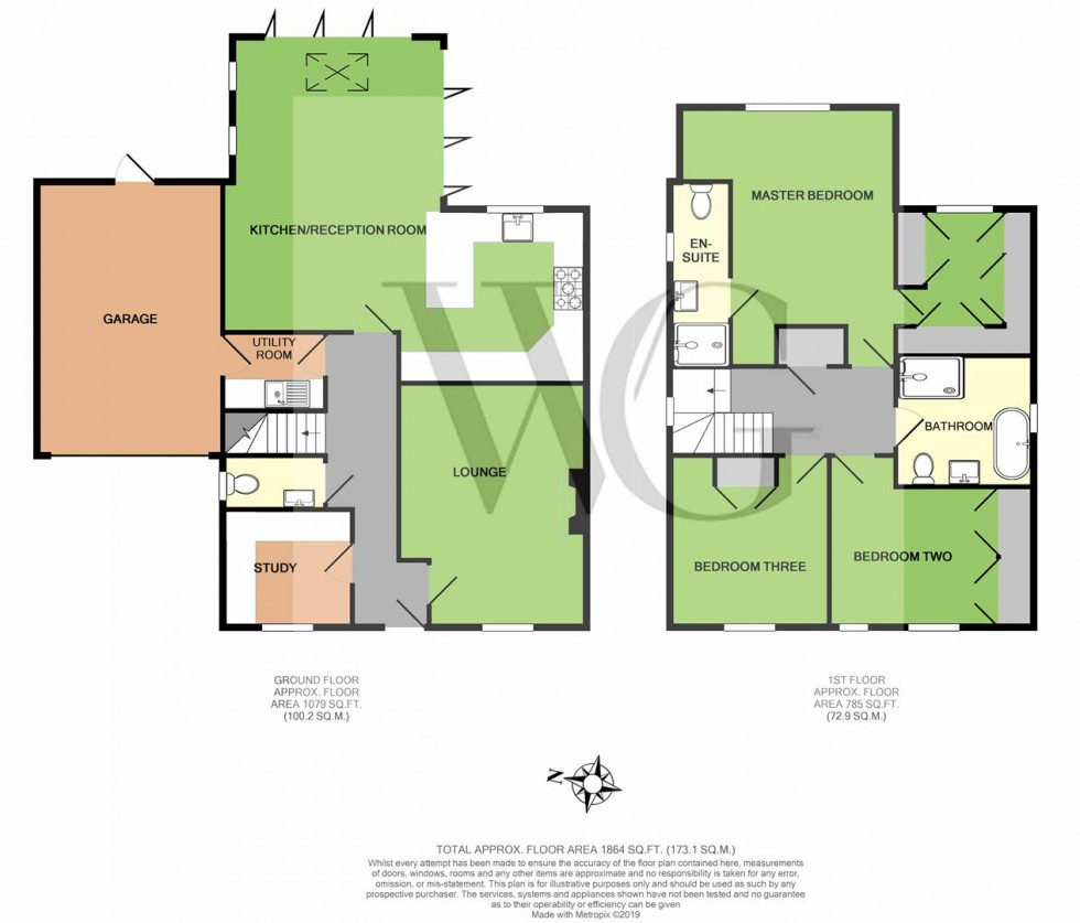Floorplan for Orchard House, 11 Thornton Heights, Thornton-Le-Dale, Pickering