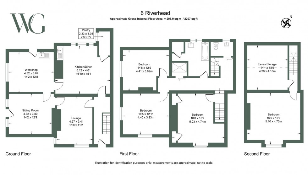 Floorplan for 6 Riverhead, Driffield, YO25 6NX