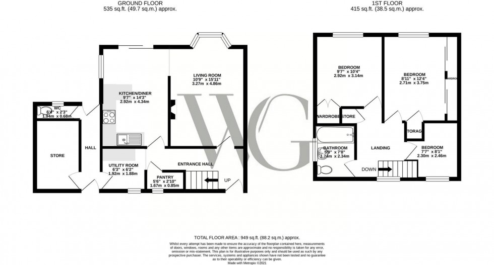 Floorplan for 16, Milton Road, Malton, North Yorkshire, YO17 7JY