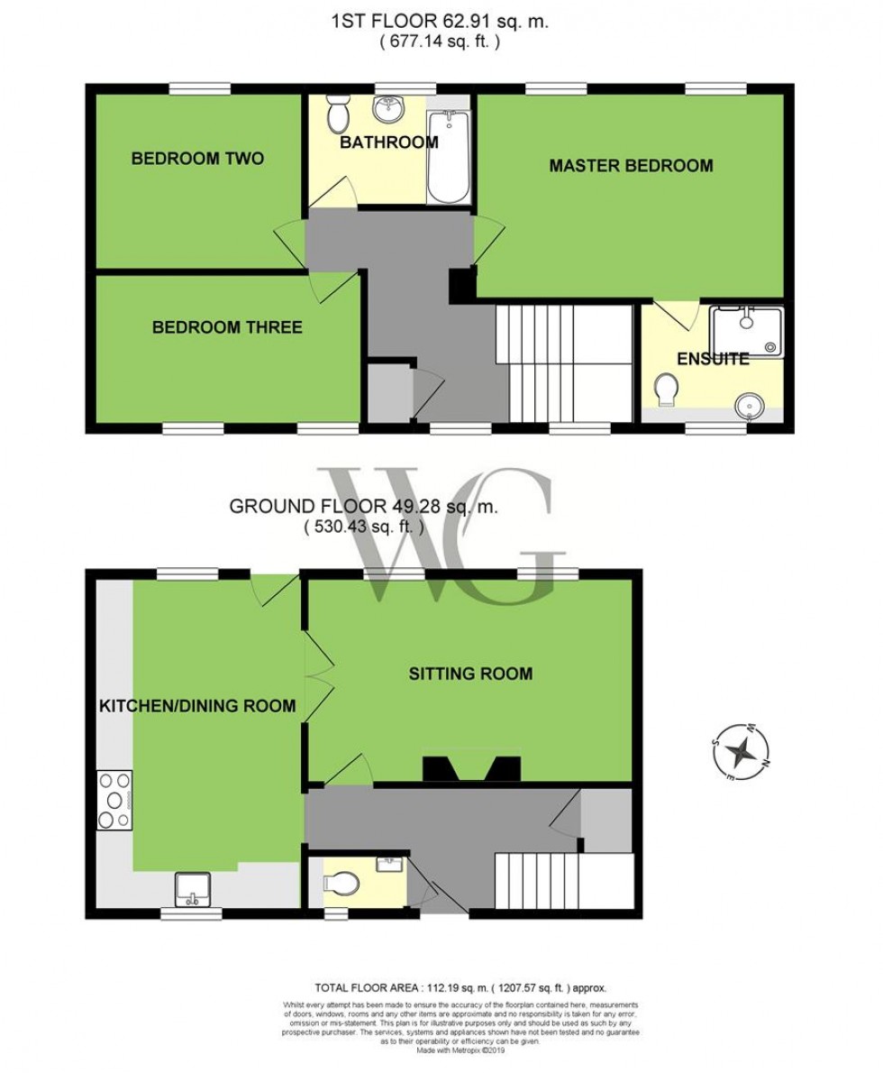 Floorplan for Woodland View, Wiganthorpe, Terrington, York, YO60 6NU