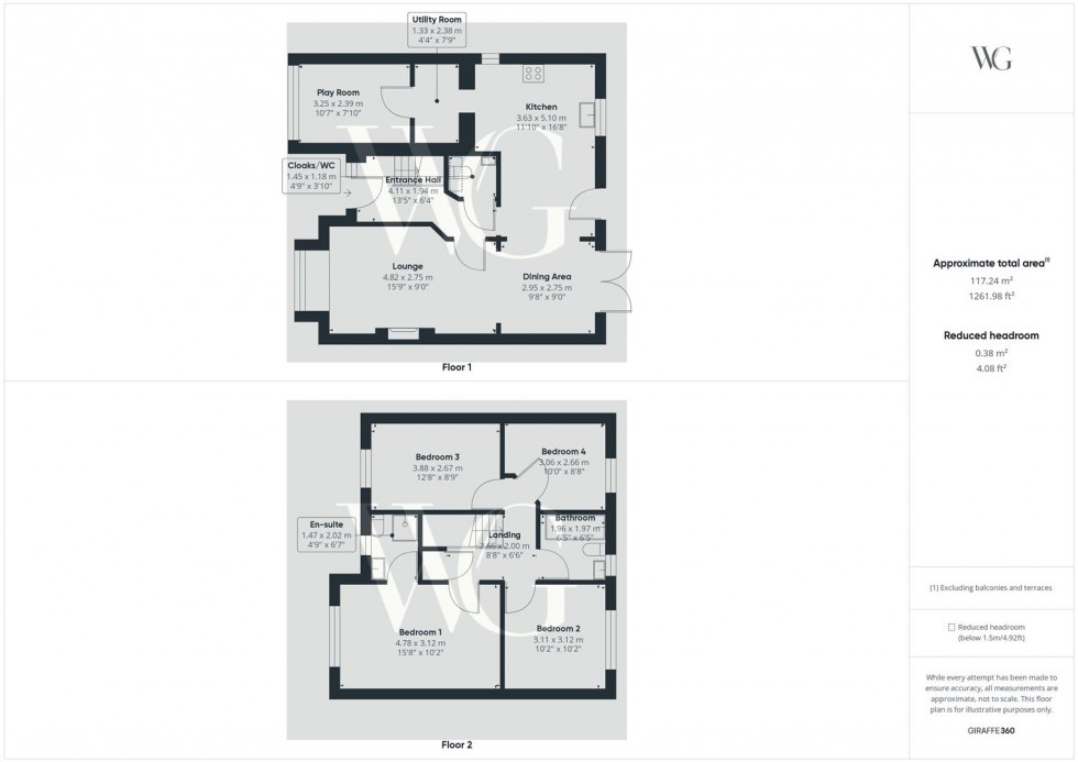 Floorplan for 7 Southwood Park, Driffield, YO25 9HJ