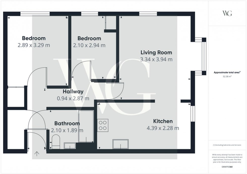 Floorplan for Flat 5 Princess Court, Princess Road, Malton, North Yorkshire, YO17 7HL