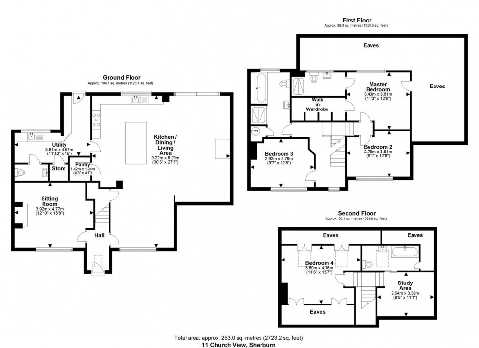 Floorplan for 11, Church View, Sherburn, Malton, North Yorkshire YO17 8PW