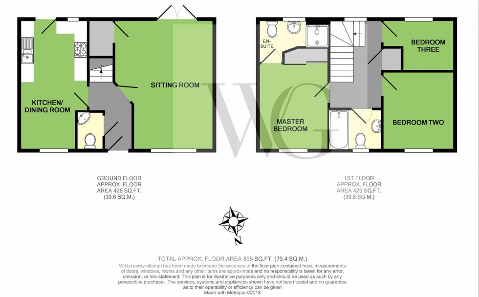 Floorplan for Heather Court, Norton, Malton YO17 8BT