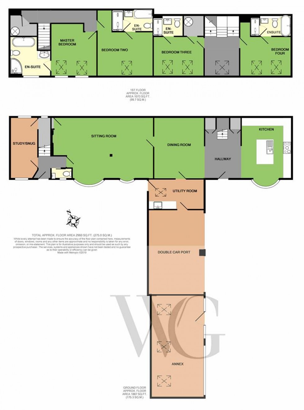 Floorplan for Beestone Cottage, Aislaby, Pickering, YO18 8PE