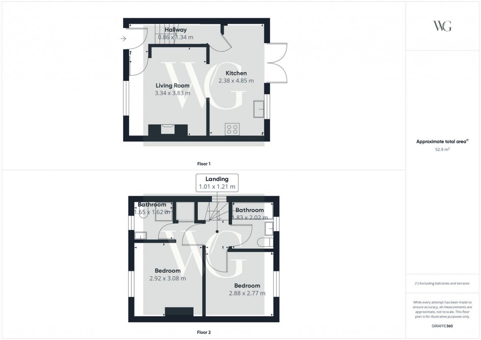Floorplan for 6 Wold View, Thornton-Le-Dale, Pickering, North Yorkshire, YO18 7QN