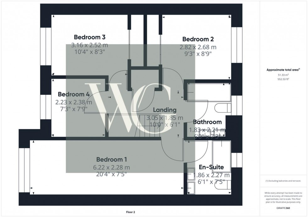 Floorplan for 4 The Paddocks, Driffield, YO25 6YQ