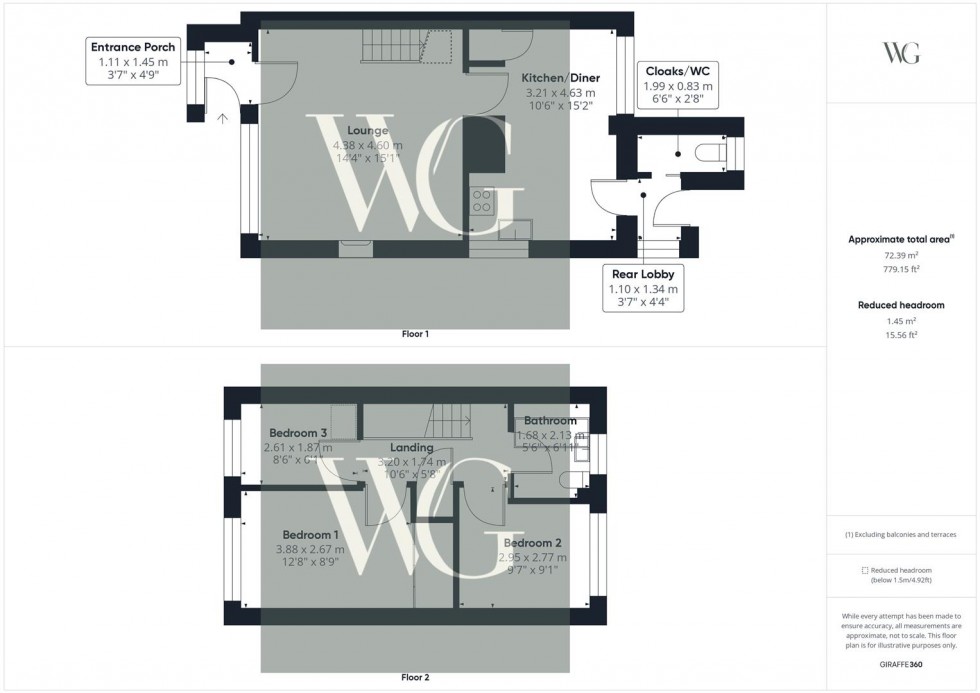 Floorplan for 50 Park Avenue, Driffield, YO25 5EJ