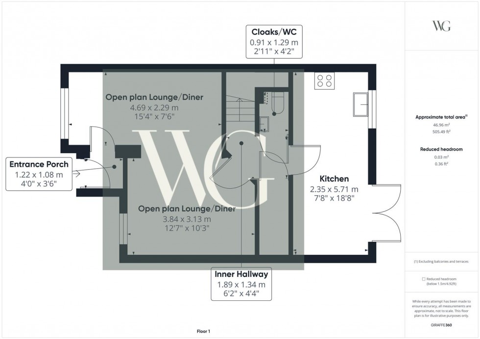 Floorplan for 16a Woodland Rise, Driffield, YO25 5JB