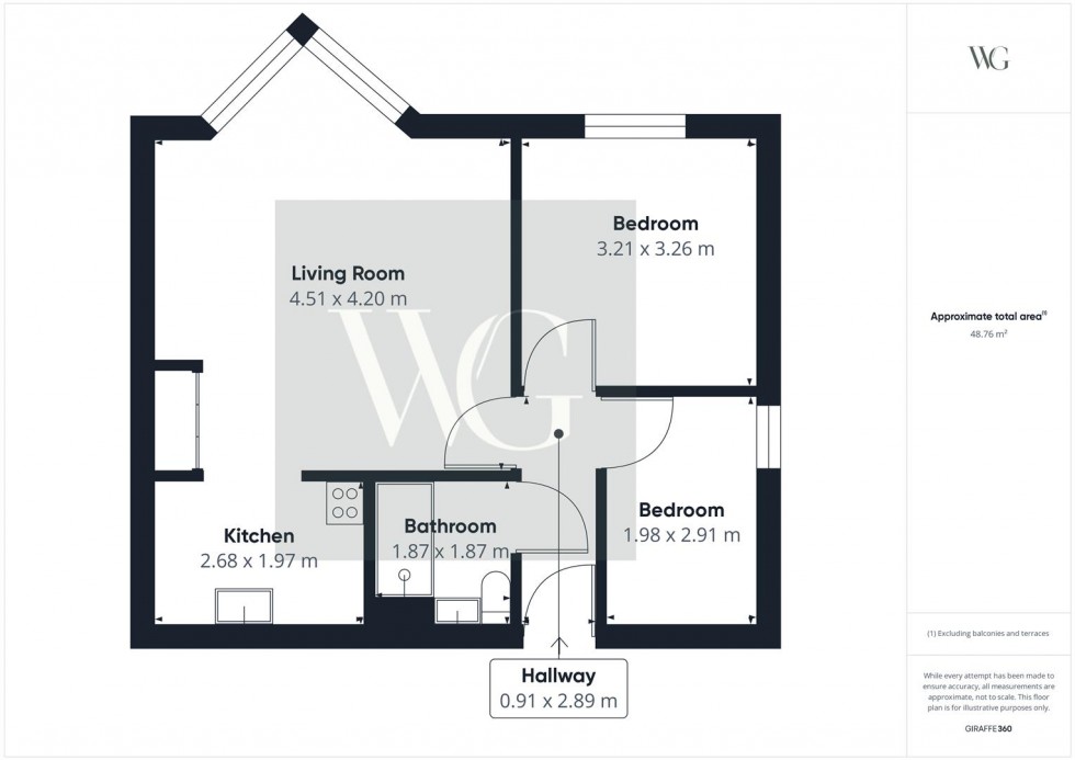 Floorplan for Flat 28, Princess Court, Princess Road, Malton, YO17 7HL