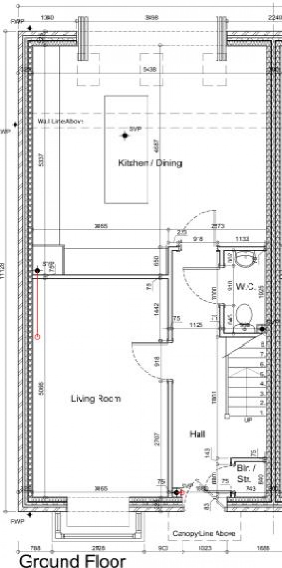 Floorplan for Willow Developments, River View, High St, Hook, Goole