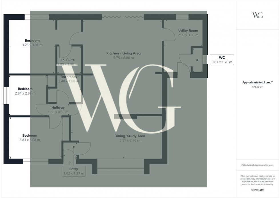 Floorplan for 5 The Orchards, Nawton, York, YO62 7SH