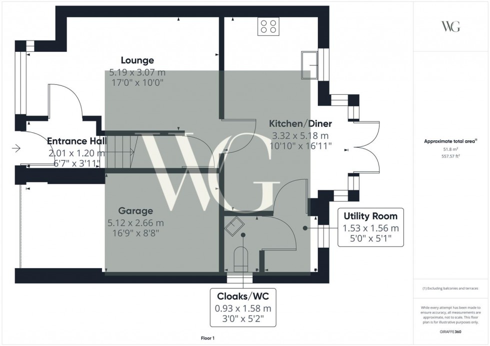 Floorplan for 21 Nalton Drive, Driffield, YO25 5GE
