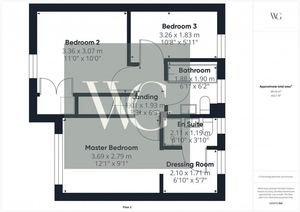Floorplan for 21 Nalton Drive, Driffield, YO25 5GE