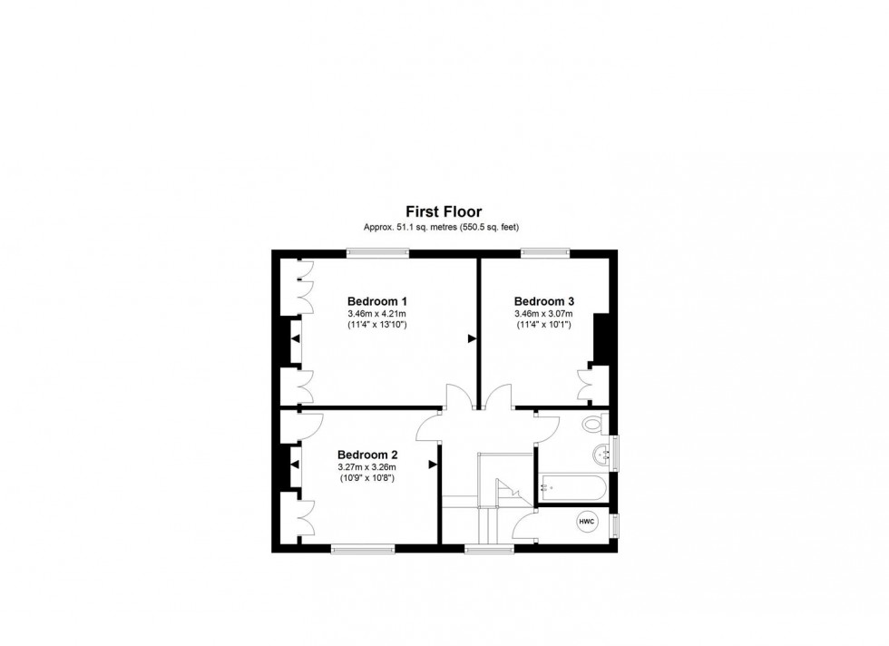 Floorplan for Krithia, Westgate, Thornton-Le-Dale, Pickering, North Yorkshire YO18 7SG