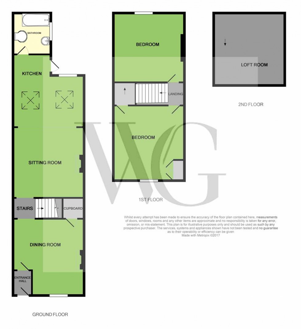 Floorplan for 14 Vine Street, Norton, Malton, YO17 9JD