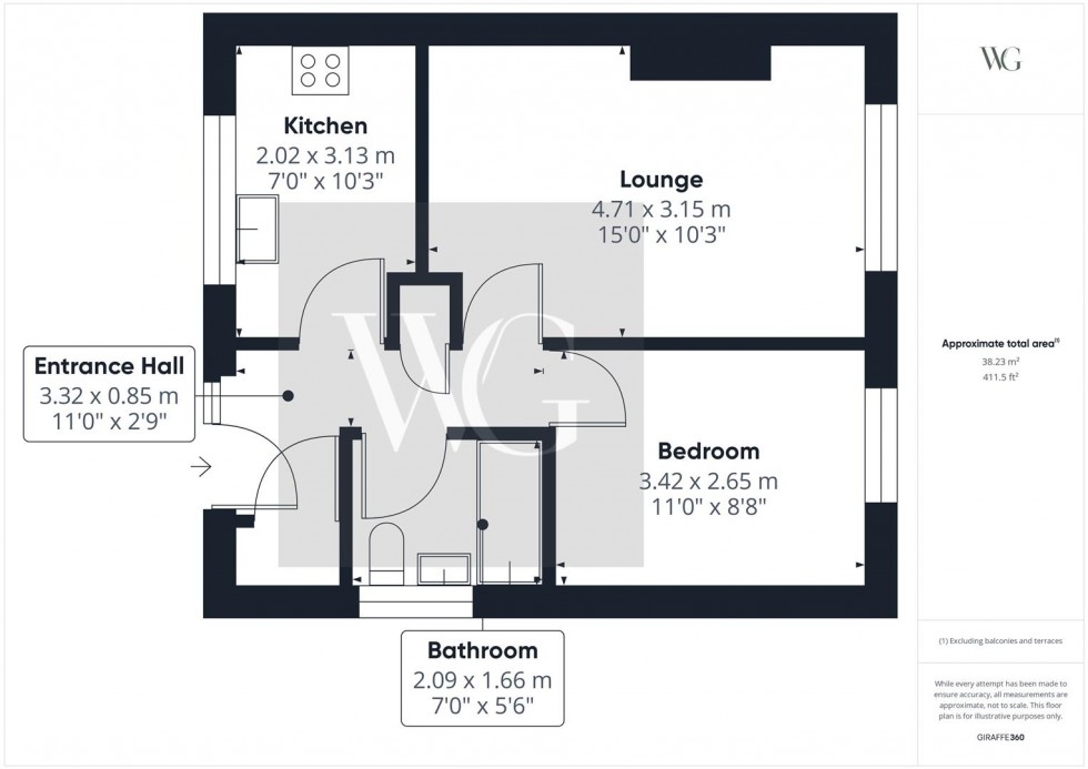 Floorplan for 10 Sycamore Close, Nafferton, Driffield, YO25 4LW