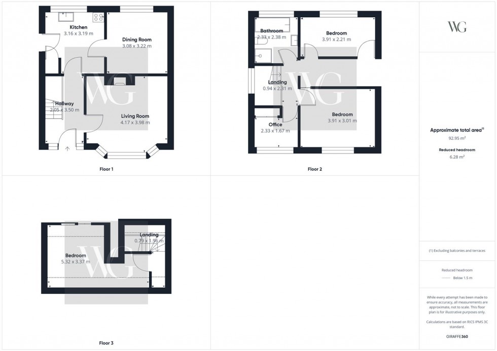 Floorplan for 21, Manor Park, Broughton, Malton, North Yorkshire, YO17 6QL