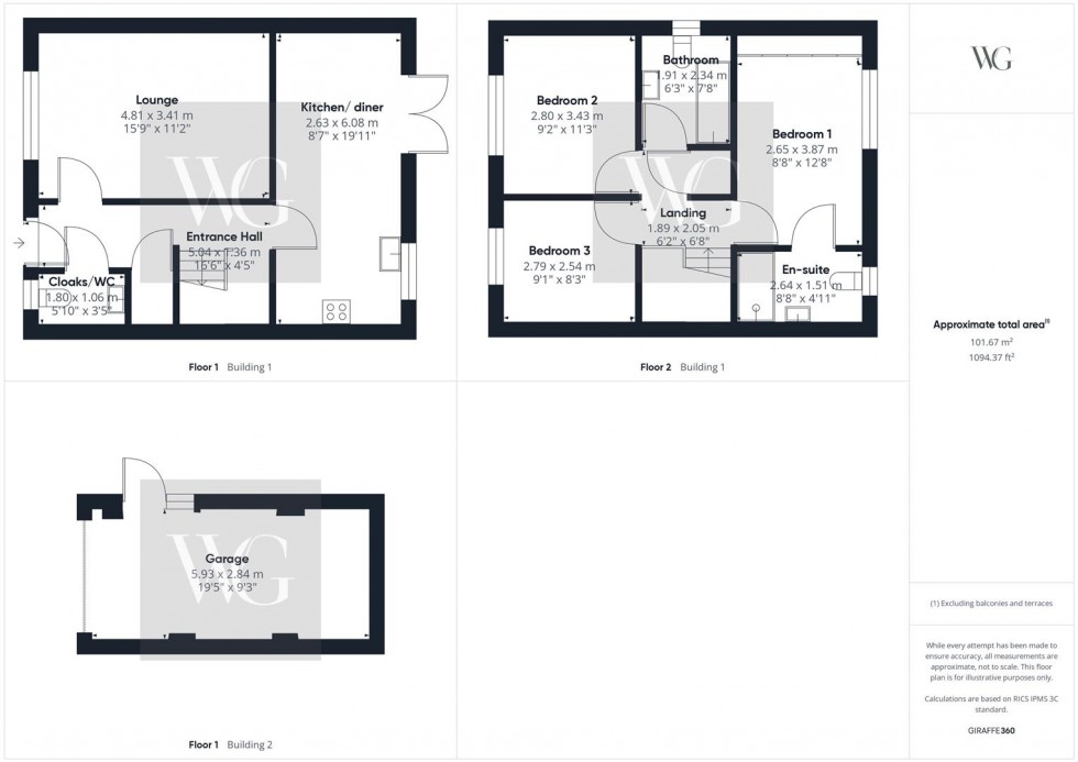 Floorplan for 9 Reynards Avenue, Driffield, YO25 5AL