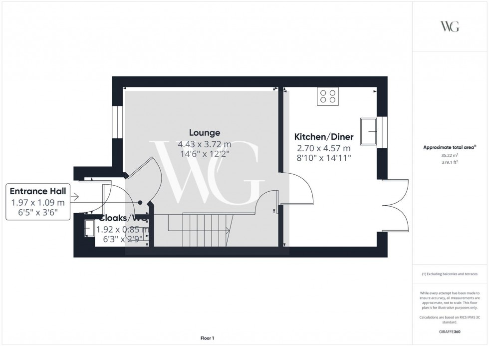 Floorplan for 30 Nalton Drive, Driffield, YO25 5GE