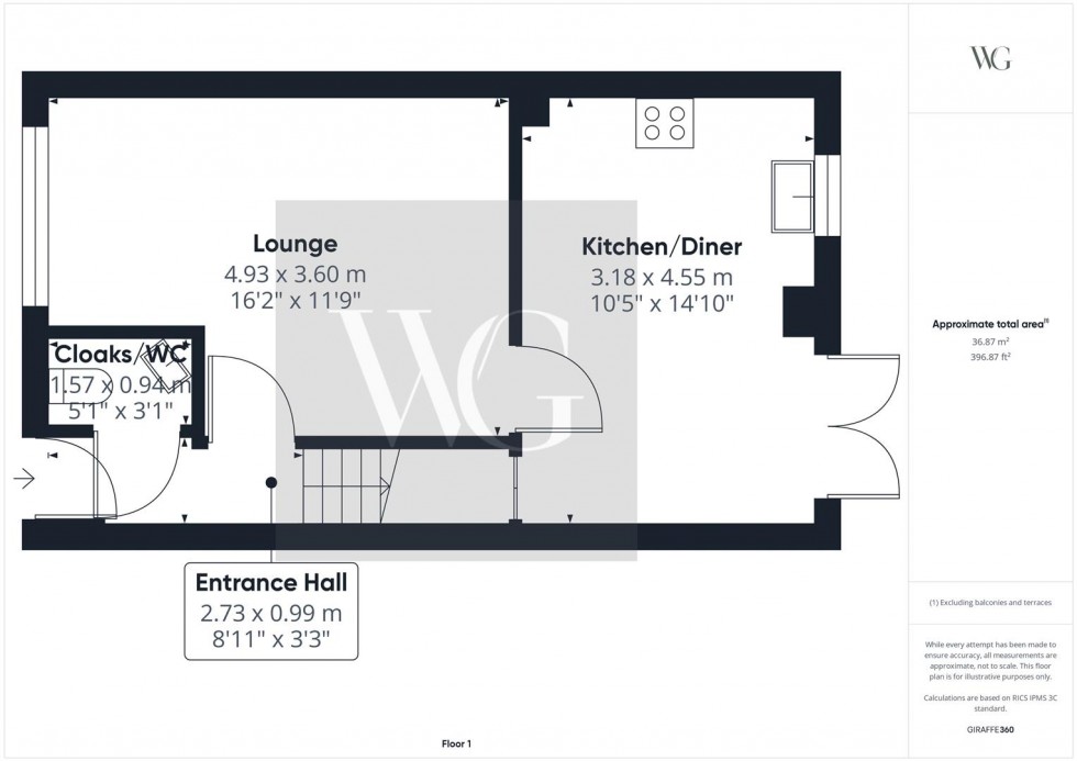 Floorplan for 12 Nalton Drive, Driffield, YO25 5GE