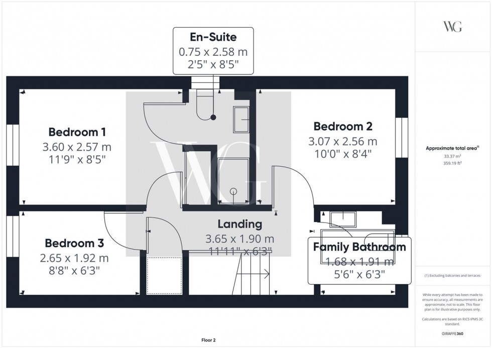 Floorplan for 12 Nalton Drive, Driffield, YO25 5GE