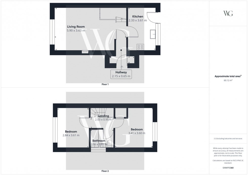 Floorplan for 22 The Gallops, Norton, Malton, North Yorkshire, YO17 9JU