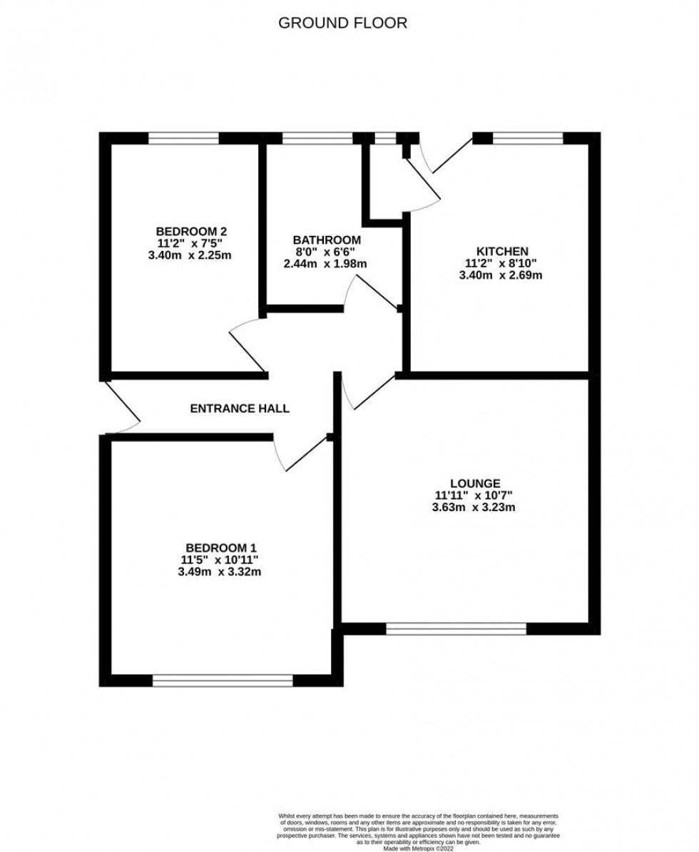 Floorplan for 10 Spencers Mead, Driffield, YO25 6RJ
