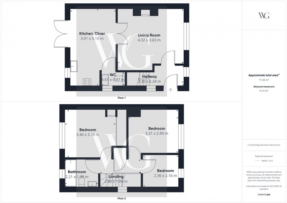 Floorplan for 6 Ducks Farm Close, Kirby Misperton, Malton, YO17 6XH