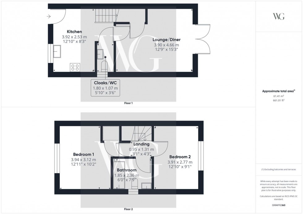 Floorplan for 66 New Walk, Driffield, YO25 5LE