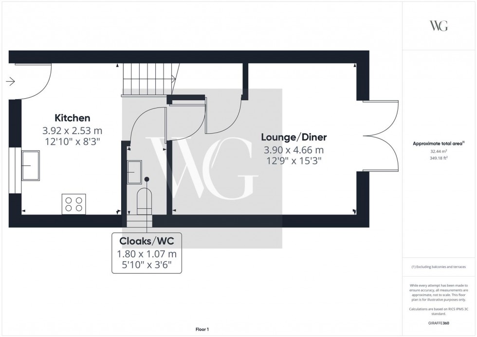 Floorplan for 66 New Walk, Driffield, YO25 5LE