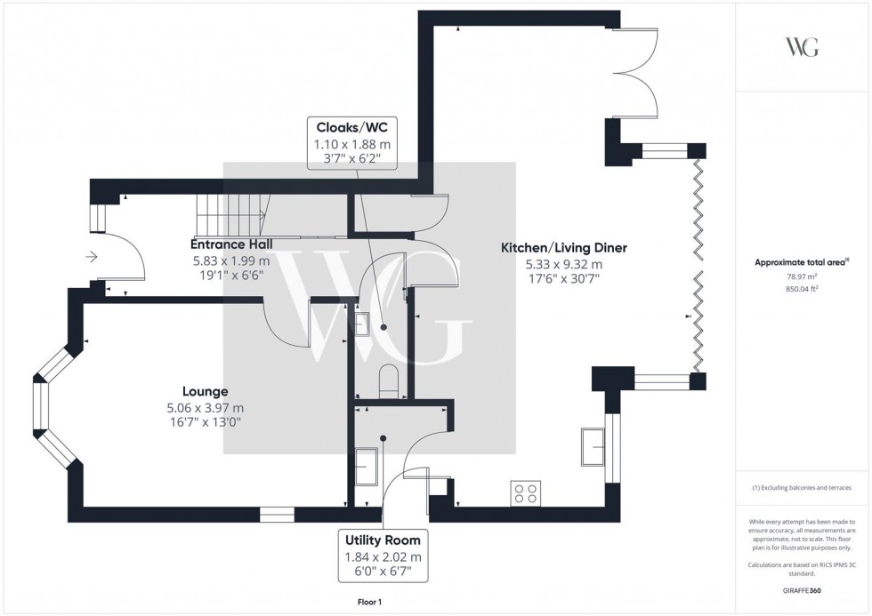 Floorplan for Plot 23, The Nurseries, Driffield Road, Kilham, Driffield, YO25 4SP