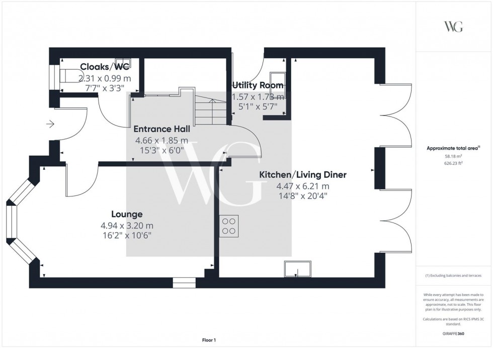 Floorplan for Plot 8, Driffield Road, Kilham, Driffield, YO25 4SP