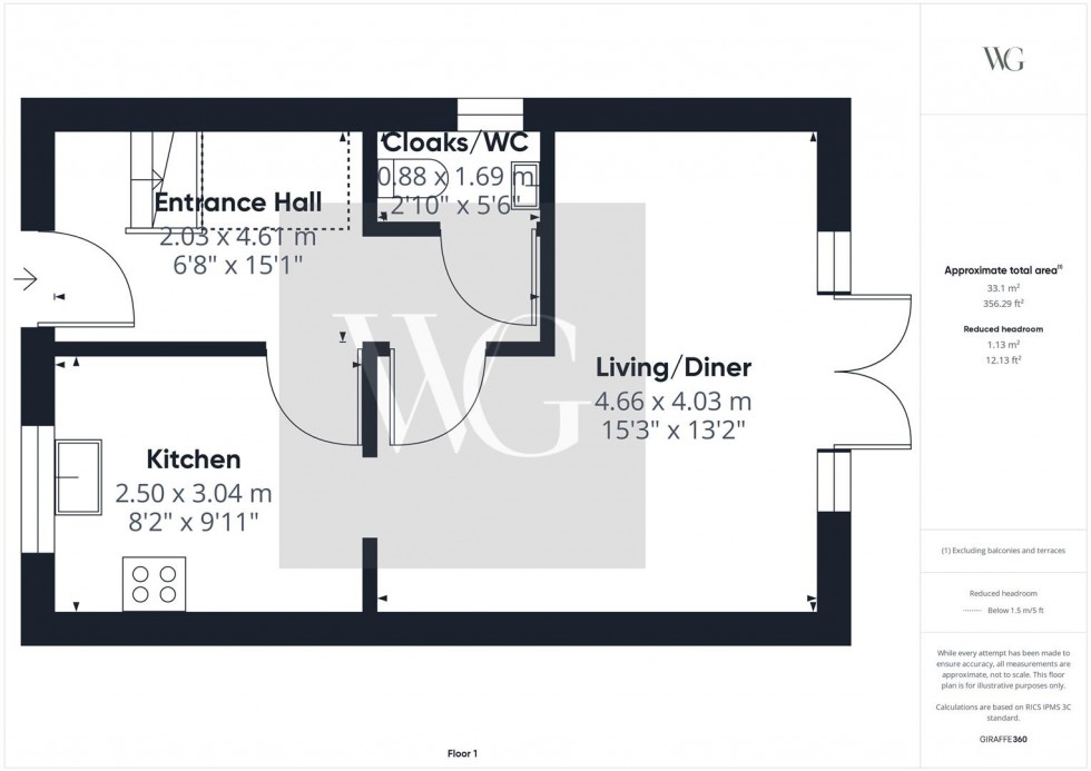 Floorplan for Plot 14, The Nurseries, Driffield Road, Kilham, Driffield, YO25 4SP