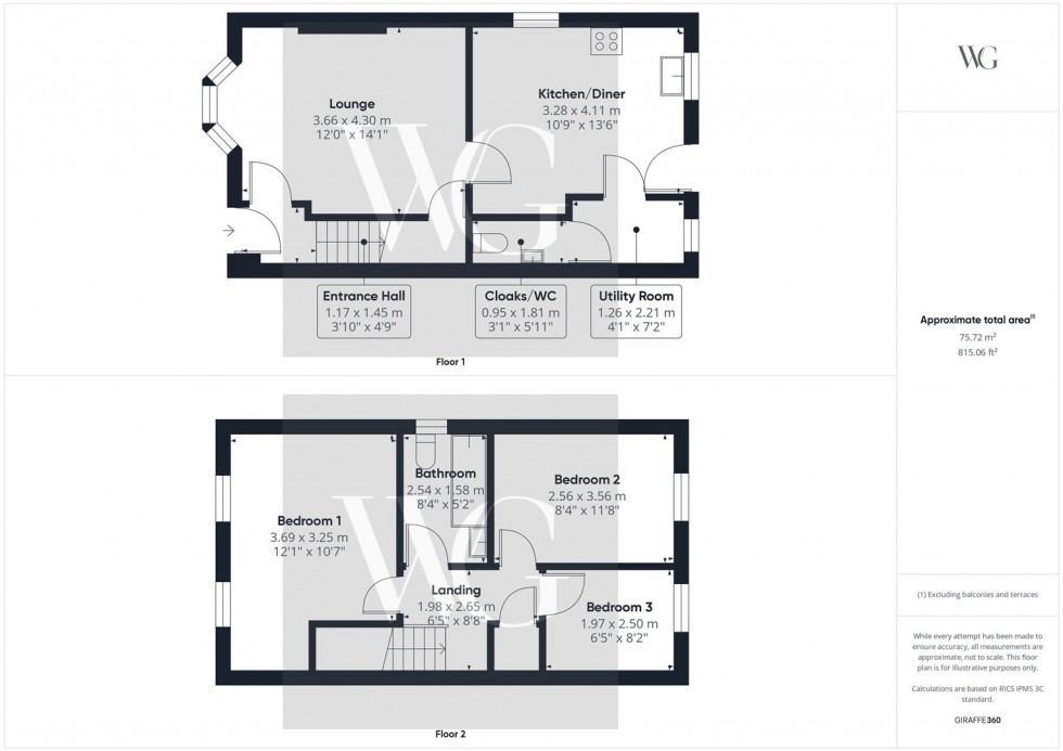 Floorplan for 43 Southwood Park, Driffield, YO25 9HJ