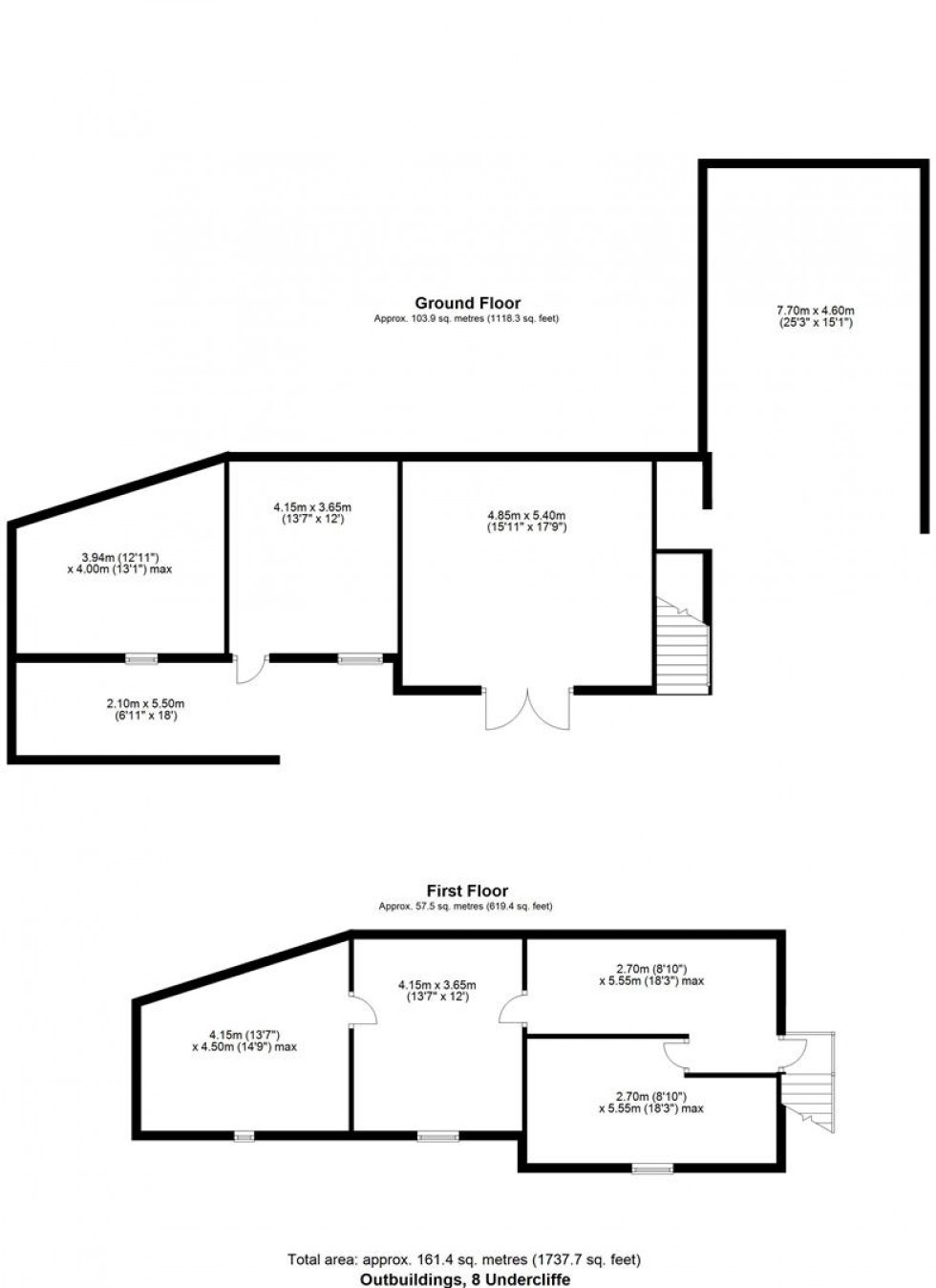 Floorplan for Rock House, Undercliffe, Pickering, YO18 7BB